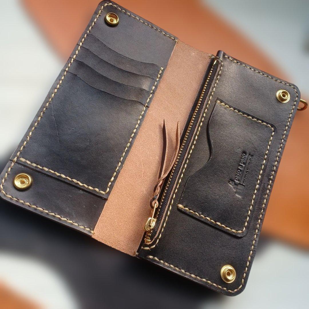 トラッカーウォレット　ロング　茶芯　42TALON復刻