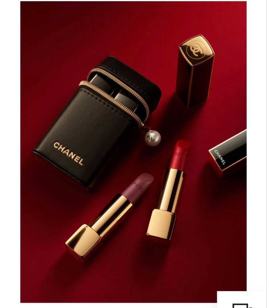 CHANEL ルージュ アリュール ヴェルヴェット レ ペルル　ノベルティ付き