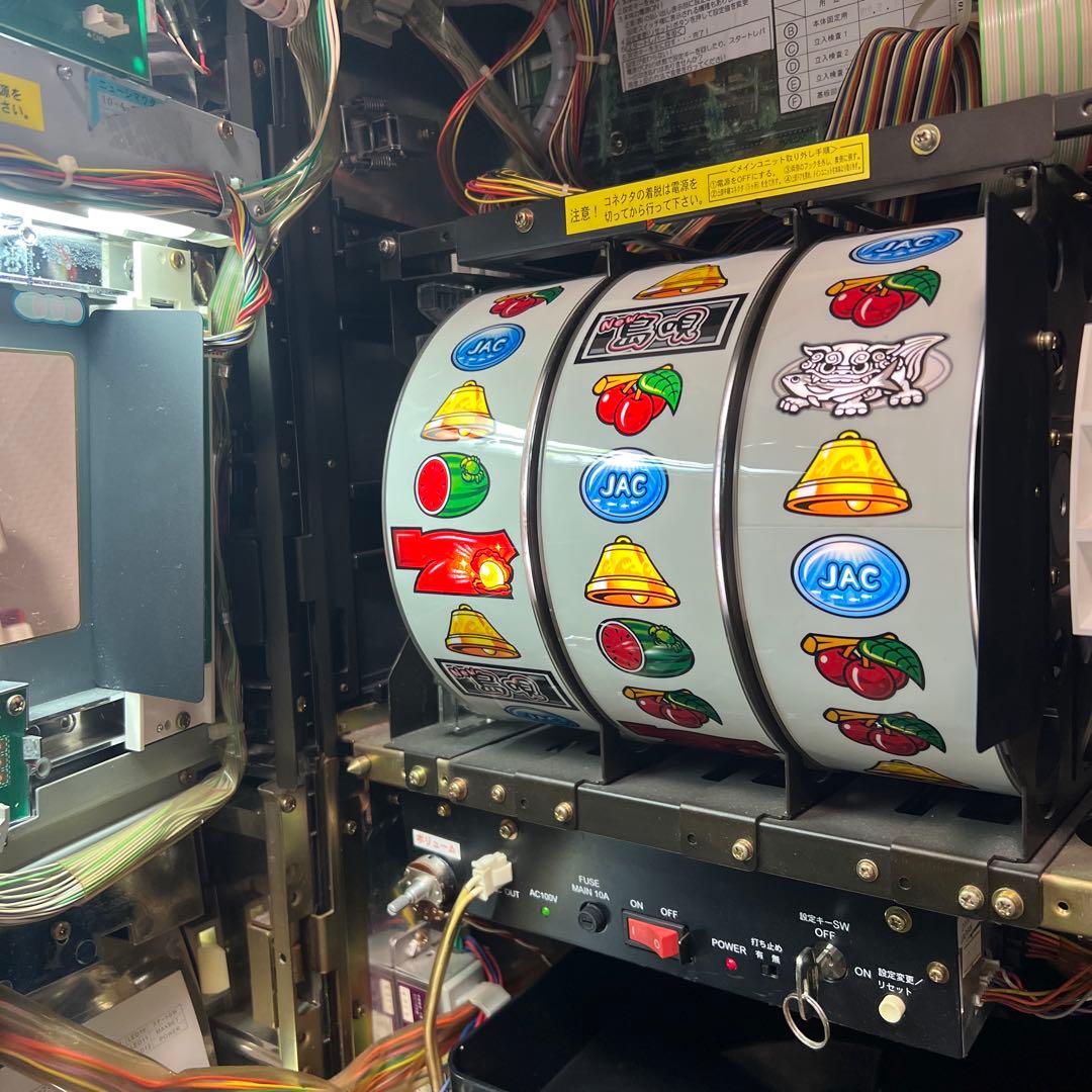 【パチスロ実機】オリンピアNew島唄 30  ４号機 レア 花笠パネル