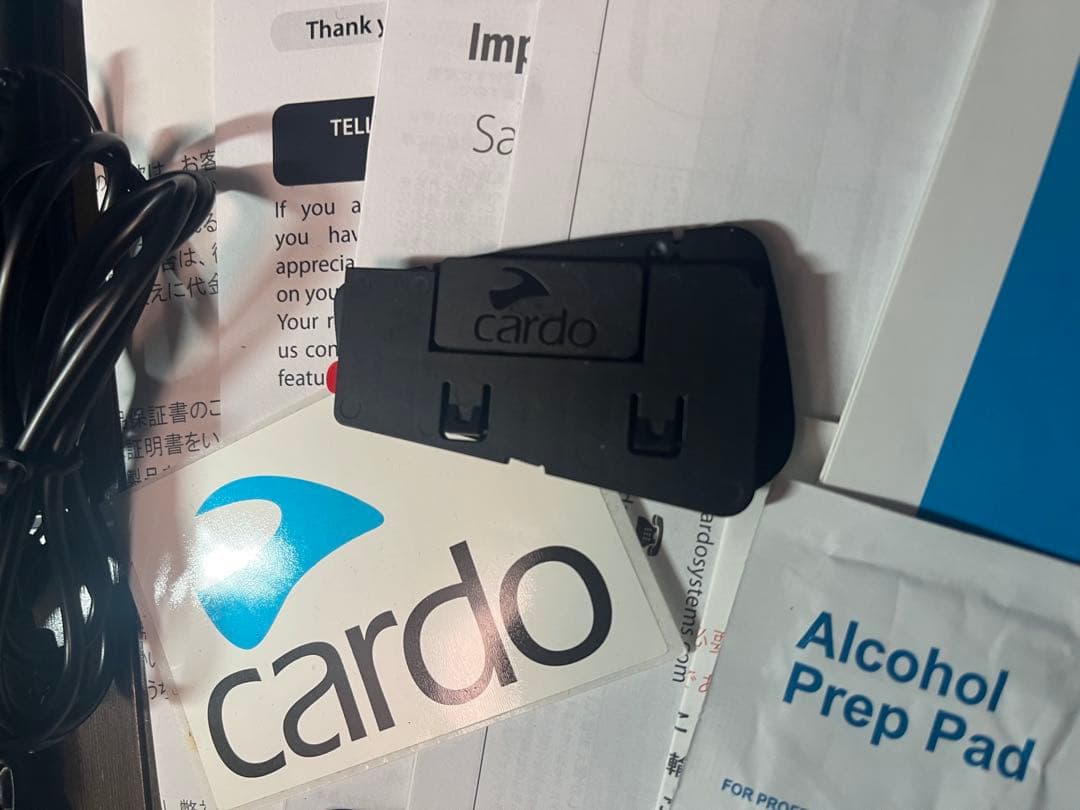 Cardo 4+ Bluetoothインターコム　美品
