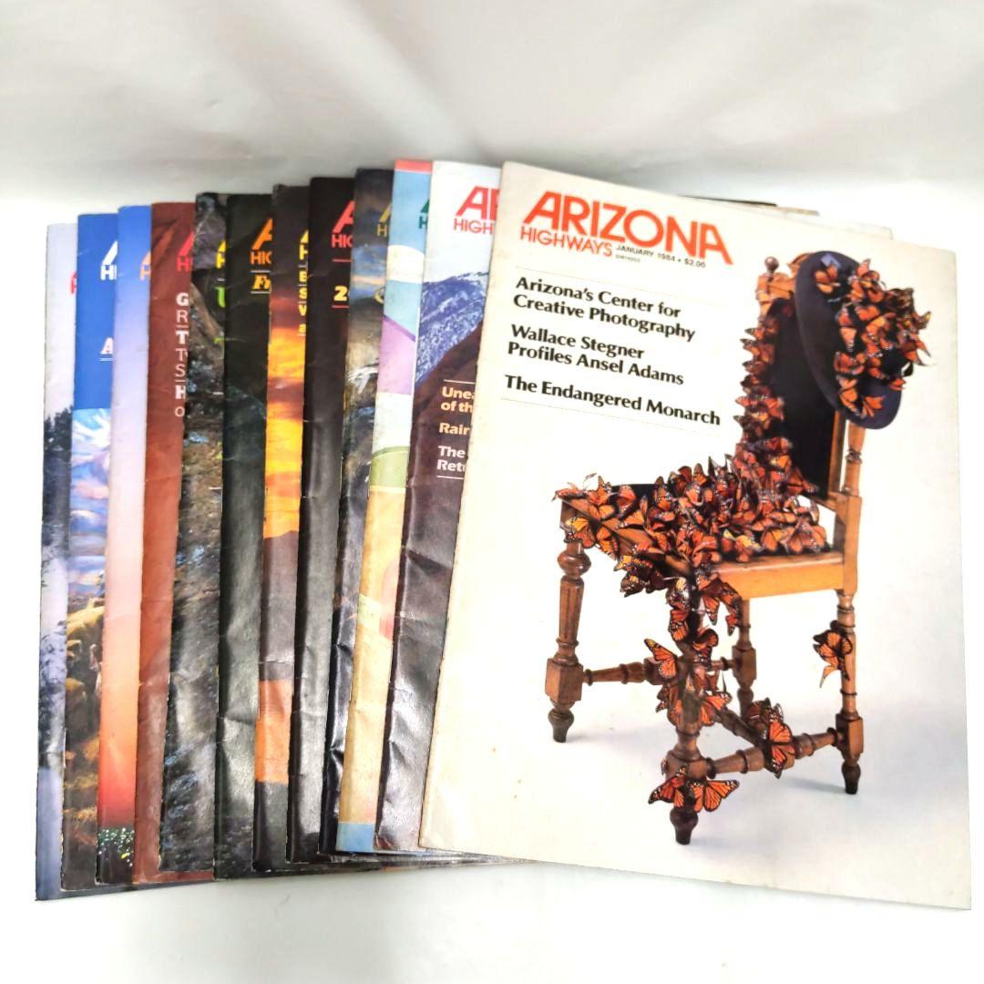ARIZONA HIGHWAYS 1984年 1年分 アリゾナ 雑誌 アメリカ