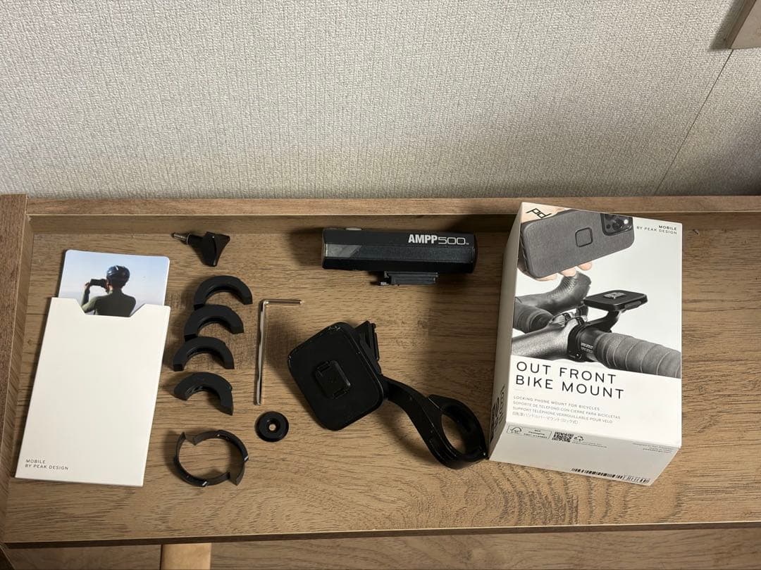 Peak Design アウトフロントバイクマウントV2 AMPP500 セット