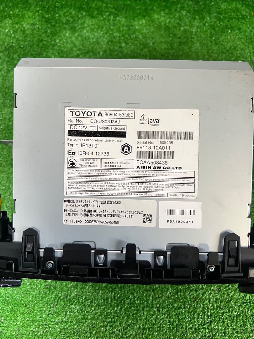 AVE30 カーナビゲーションユニット パナソニックCQ-US03J3AJ