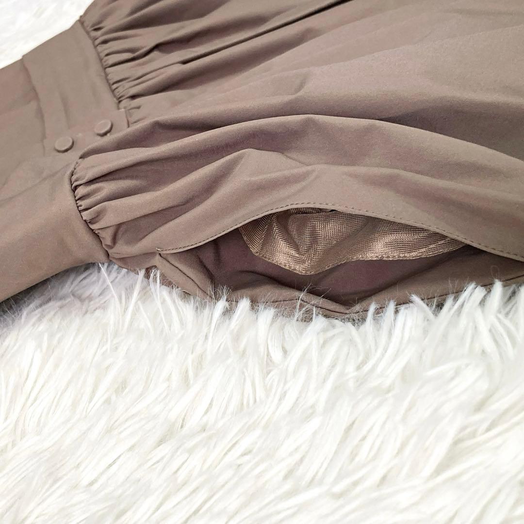 【大人気】ルネ rene シャツワンピース ノースリーブ フレア Aライン