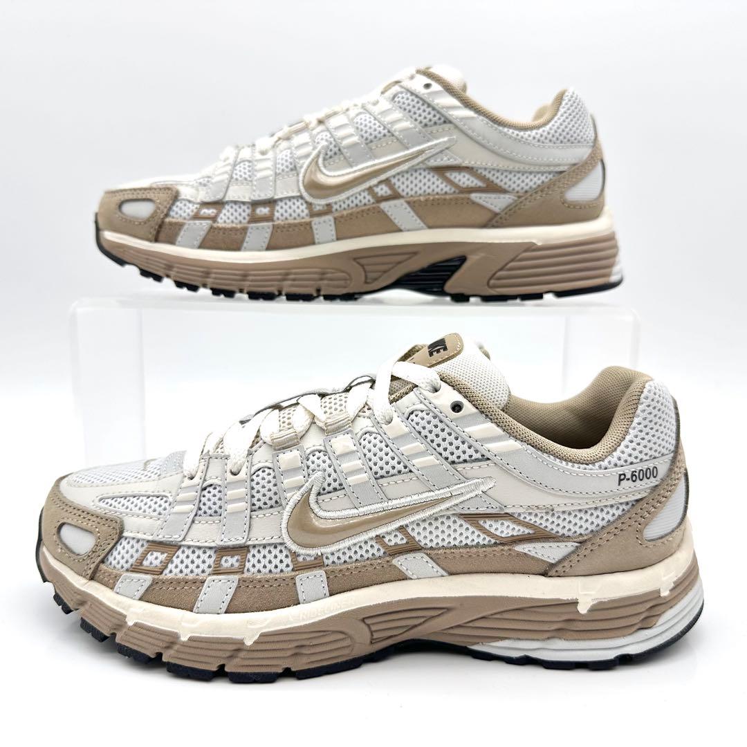 【極美品】ナイキ P-6000 カーキ グレー ハングルデイ 韓国 23.5