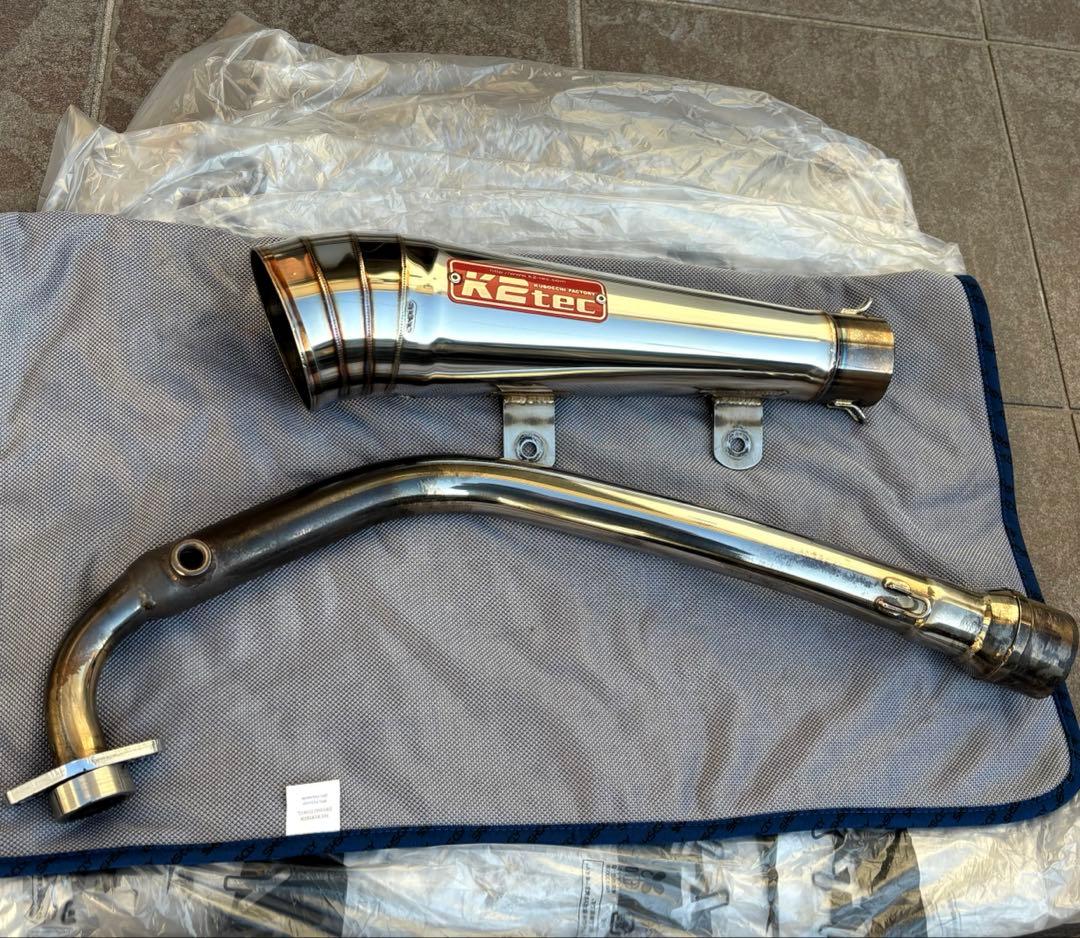 シグナス4型/5型 K2tec GP-R メガホンマフラー