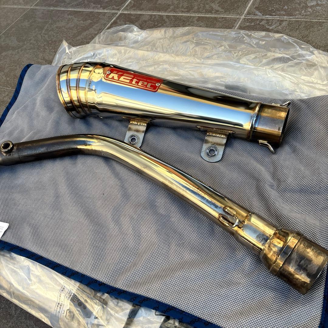 シグナス4型/5型 K2tec GP-R メガホンマフラー