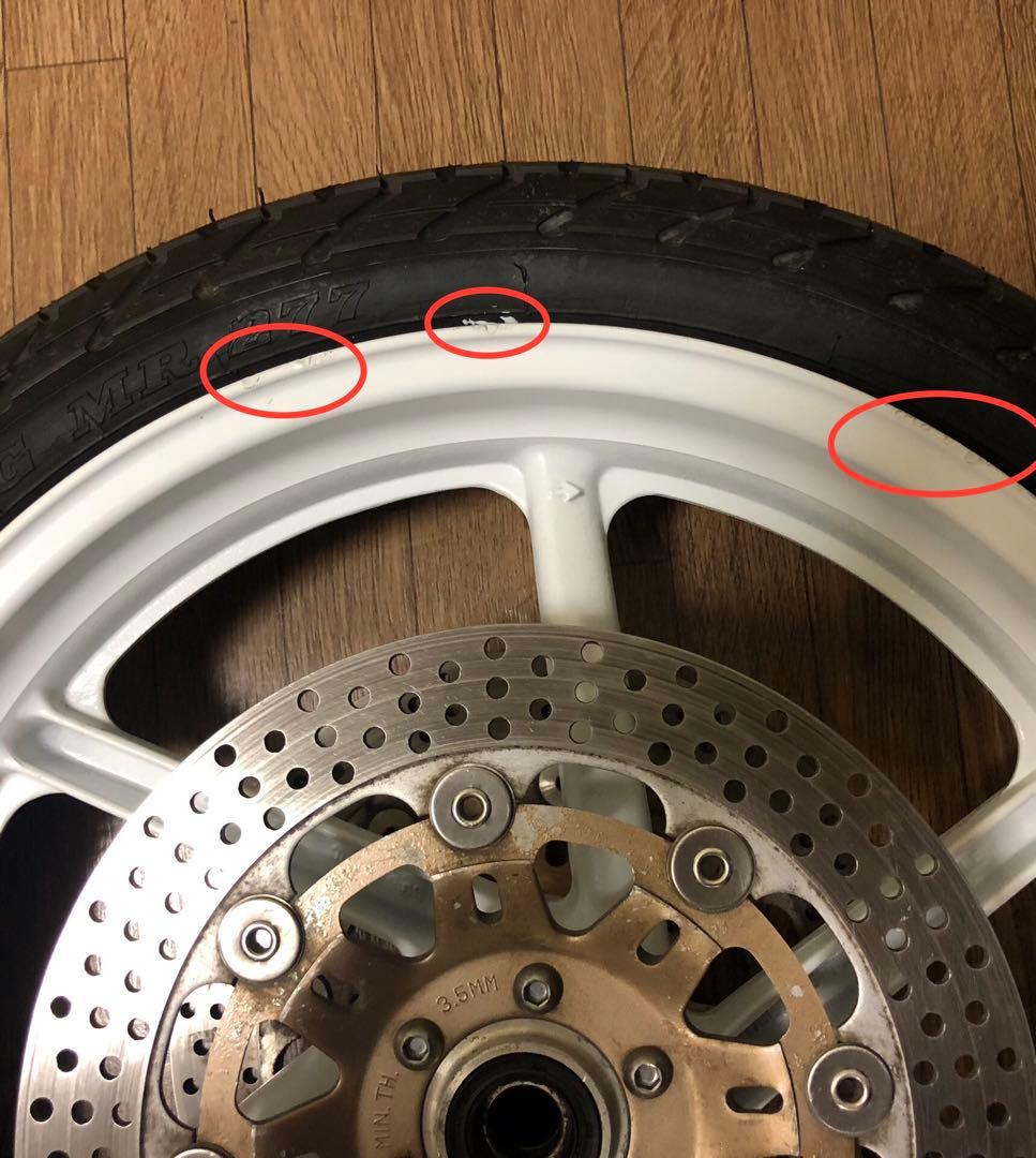 NSR250R MC21 純正￼ 前後￼ホイールセット￼ ディスクローター付￼