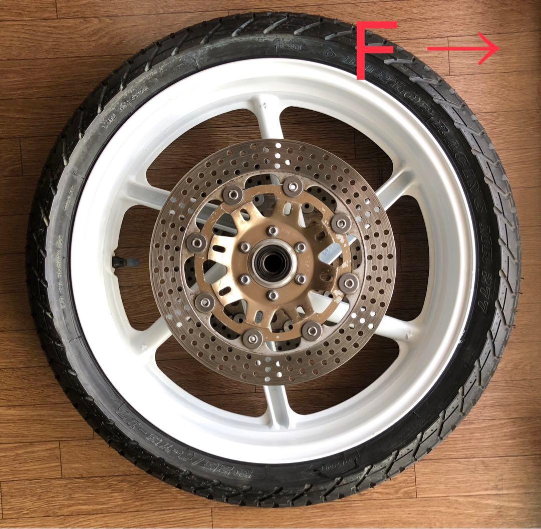 NSR250R MC21 純正￼ 前後￼ホイールセット￼ ディスクローター付￼