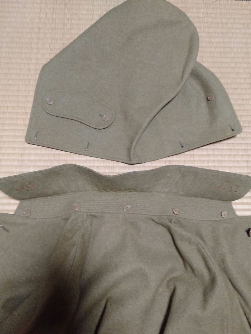大日本帝国 旧日本軍 マントコート 外套 ポンチョ 本物