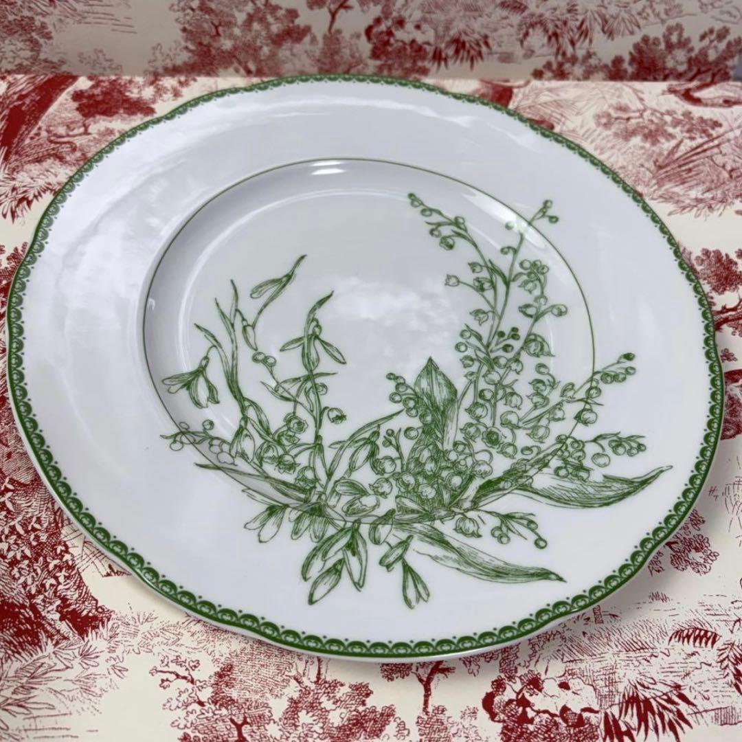 DIOR ディオール Lily of the Valley デザートプレート