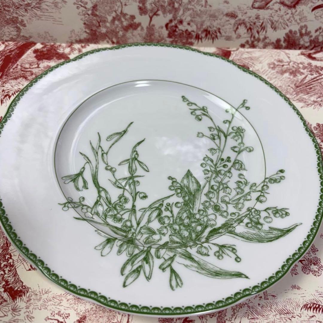 DIOR ディオール Lily of the Valley デザートプレート