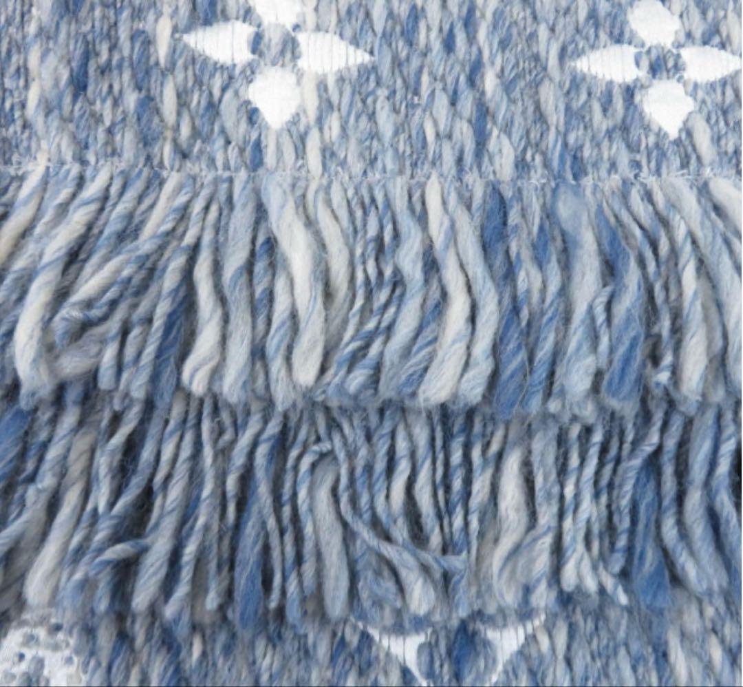 【希少色】LOUIS VUITTON M76384 エシャルプロゴマニアマフラー