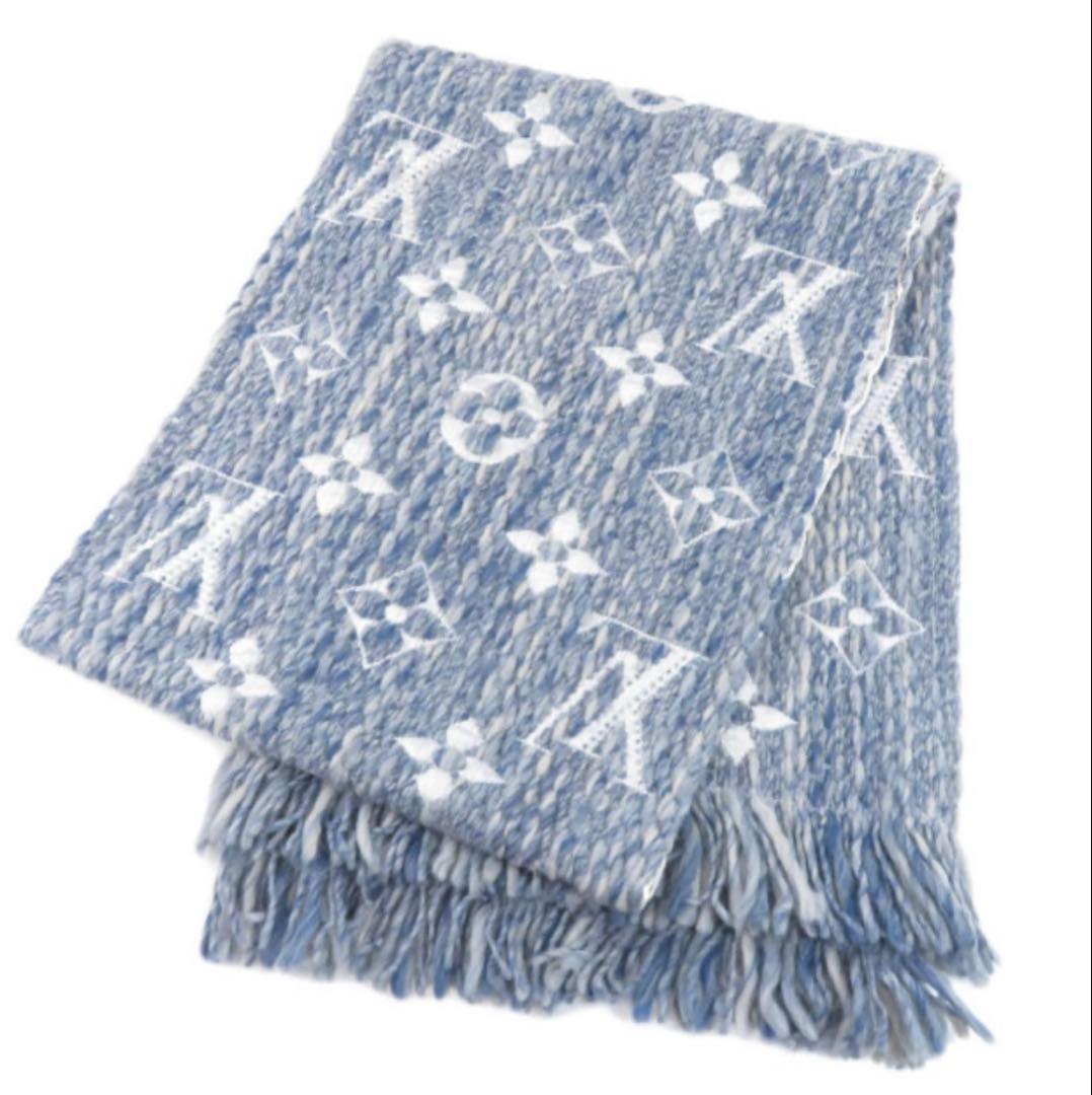 【希少色】LOUIS VUITTON M76384 エシャルプロゴマニアマフラー