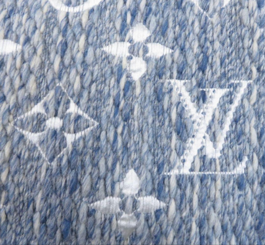 【希少色】LOUIS VUITTON M76384 エシャルプロゴマニアマフラー