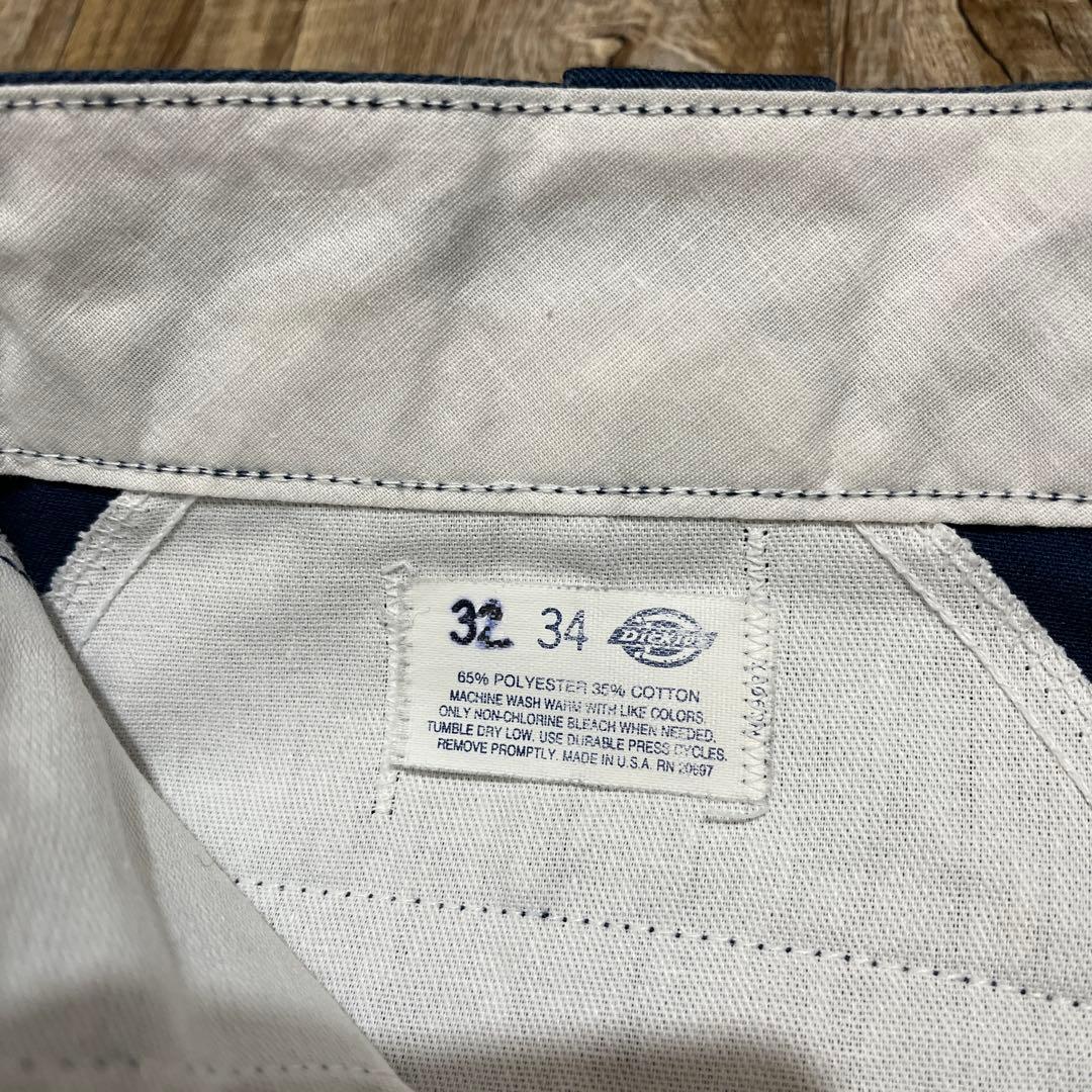 【希少】USA製 80s Dickies 874 チビタグ TALON W32