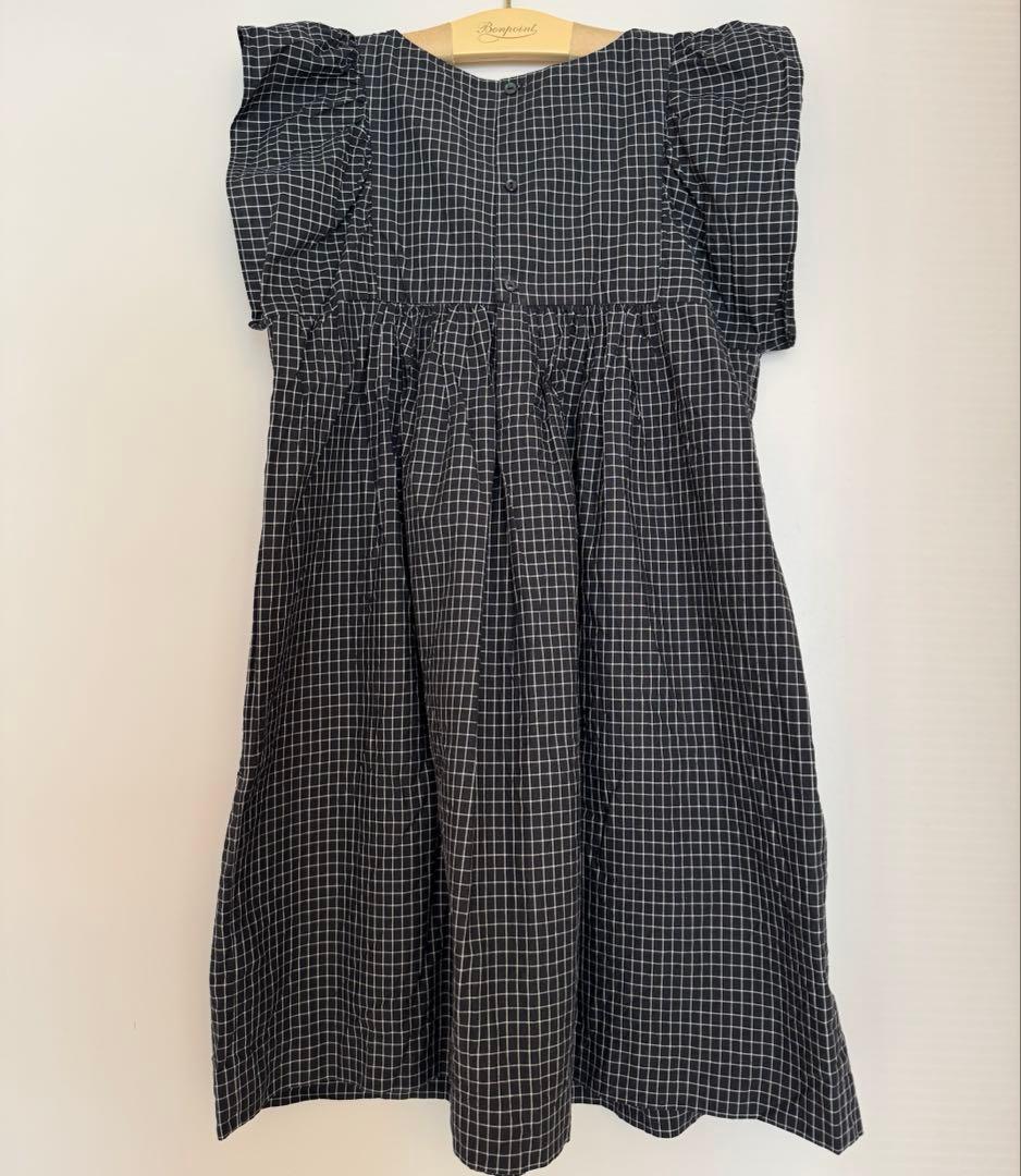 ボンポワン☆スモッキング刺繍ワンピ☆size12