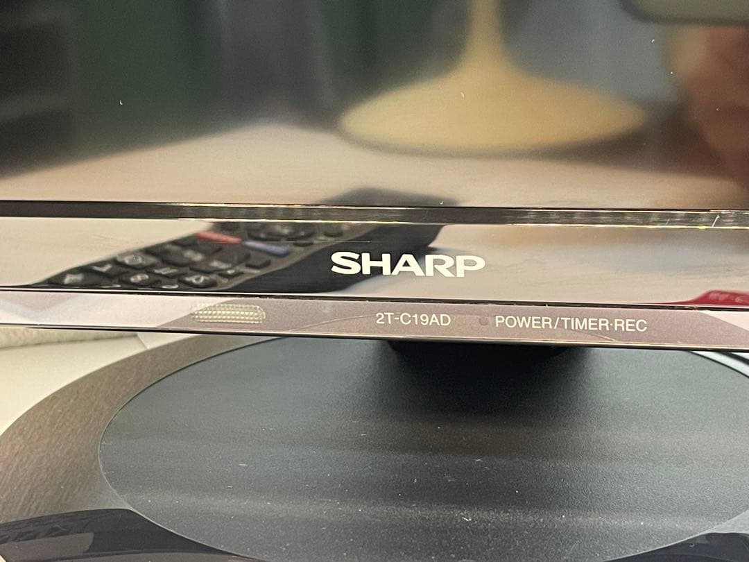 SHARP AQUOS 19V型 液晶テレビ 2T-C19AD リモコン付
