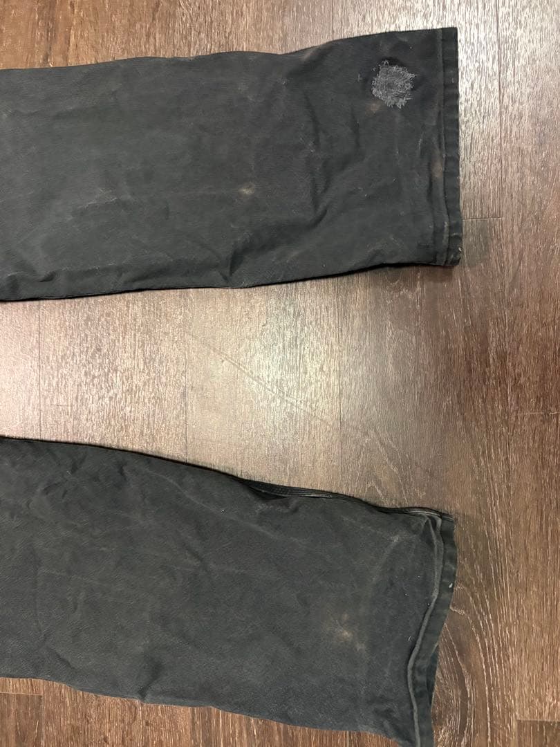 カーハート　ダブルニー　ブラック　36×34