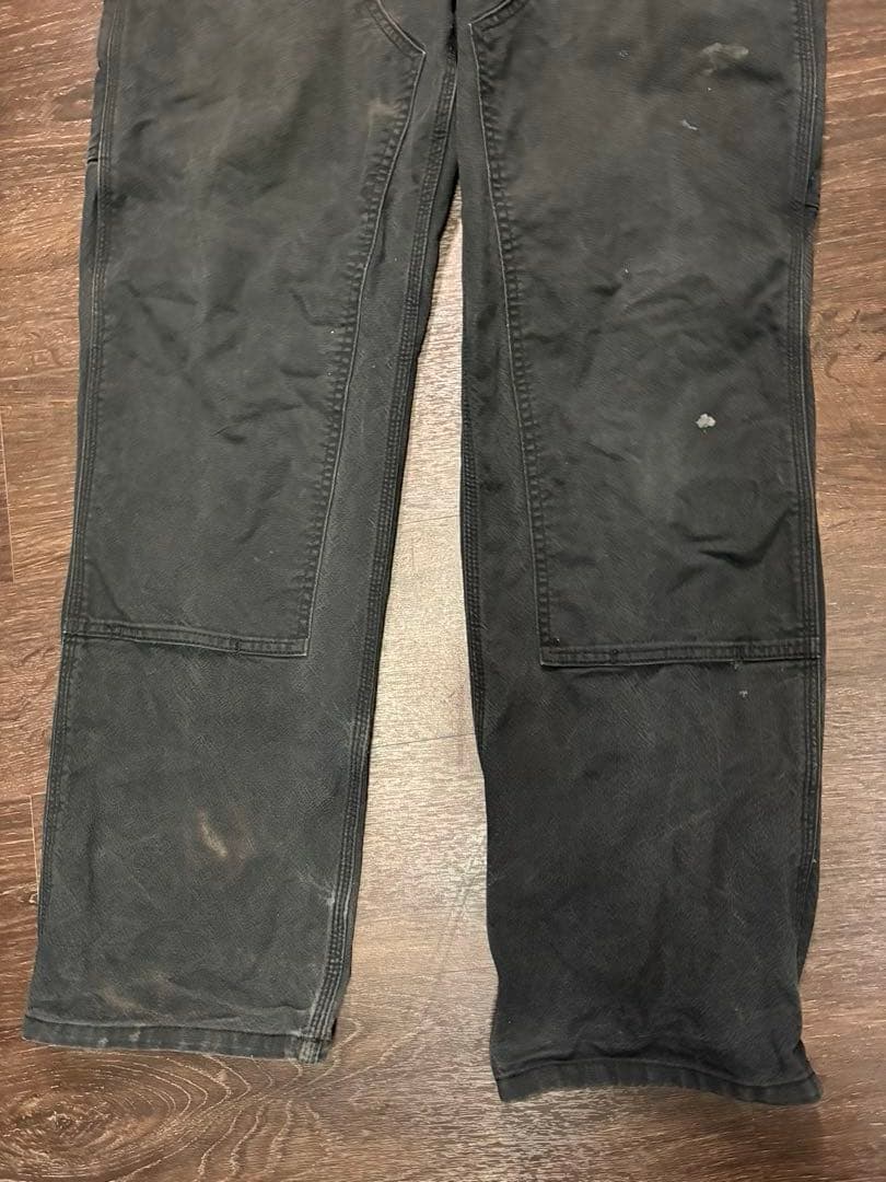 カーハート　ダブルニー　ブラック　36×34