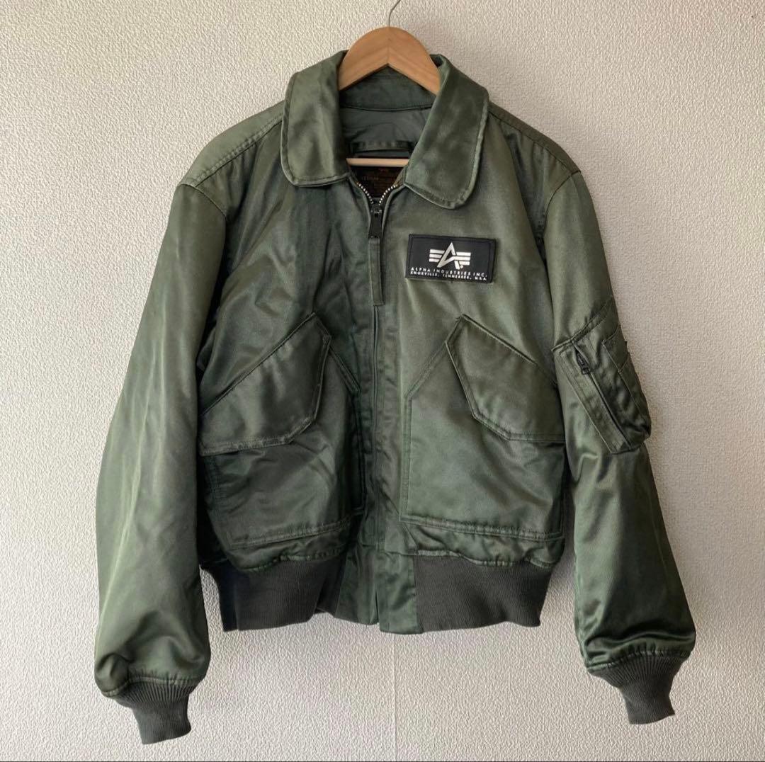 90s USA製　アルファインダストリーズ cwu45 フライトジャケット