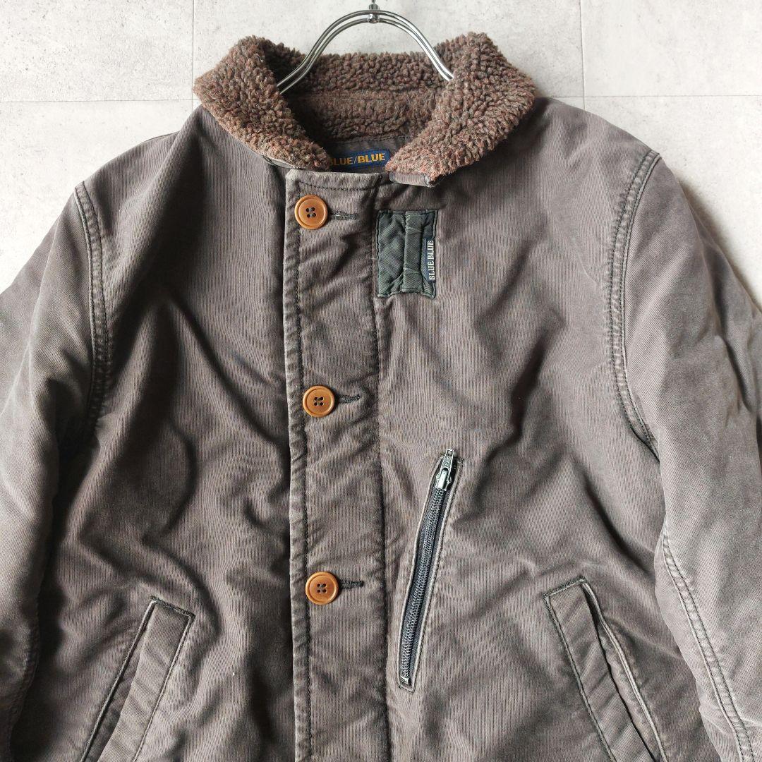 ブルーブルー BLUE BLUE N-1 デッキジャケット M チャコール