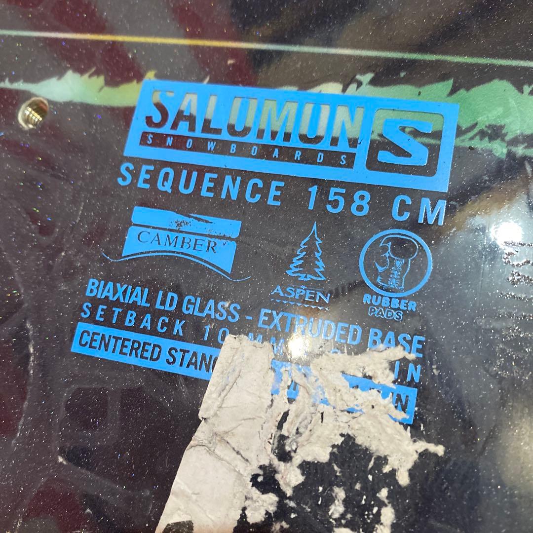 ★ SALOMON サロモン　スノーボード　ボード　スノボー　板　158㎝　雪山