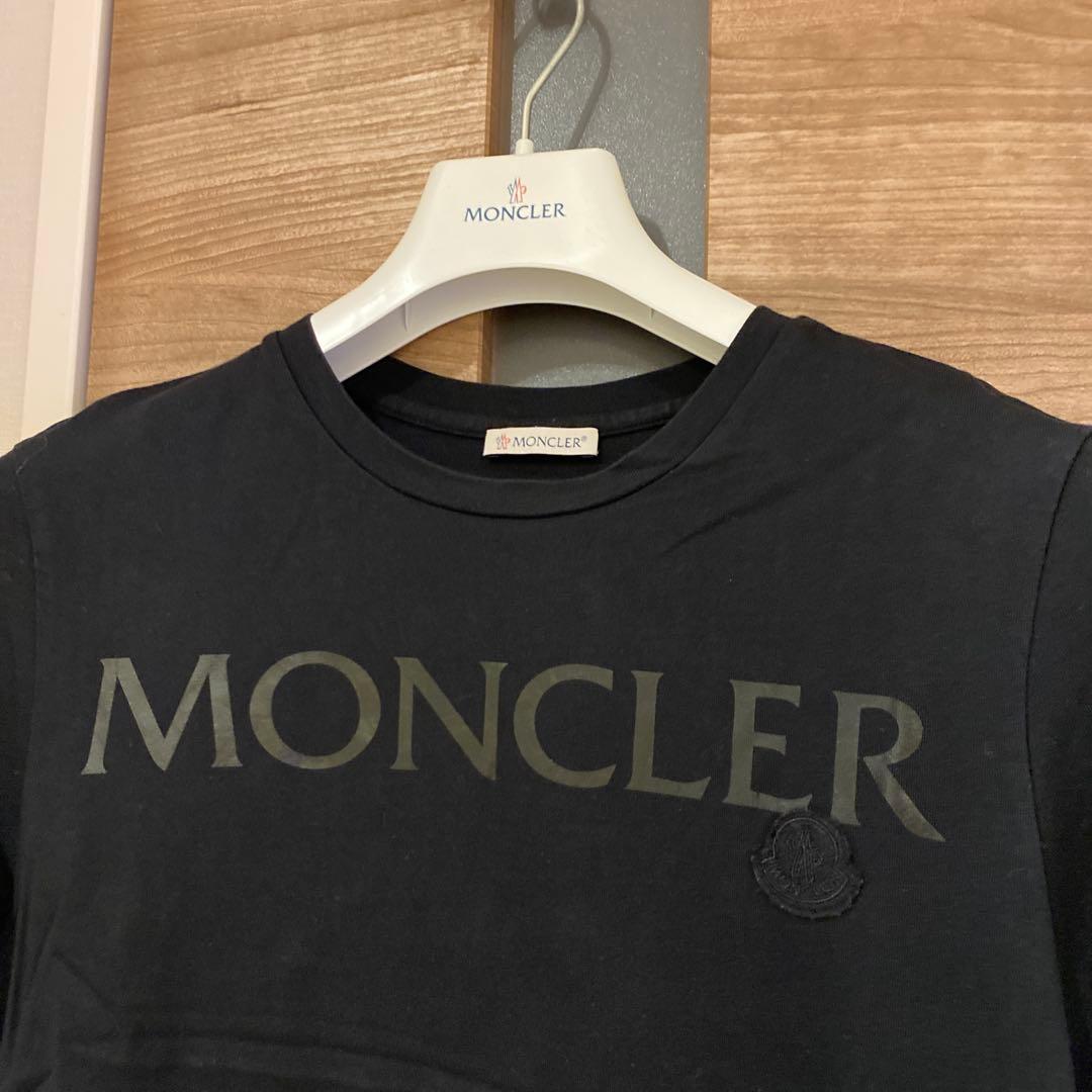 K*様 定価71500円MONCLER ブラック Tシャツ　S 美品