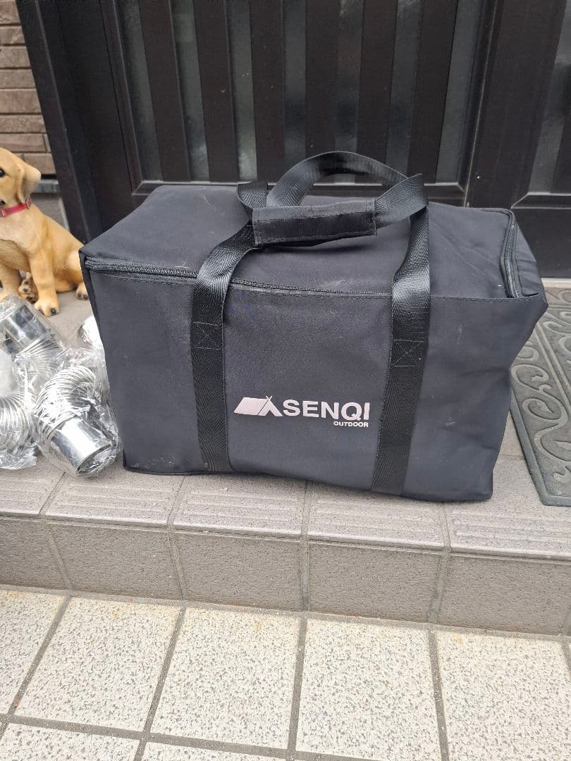 SENQI OUTDOOR 薪ストーブ 一式セット収納バッグ・煙突パーツ多数付き
