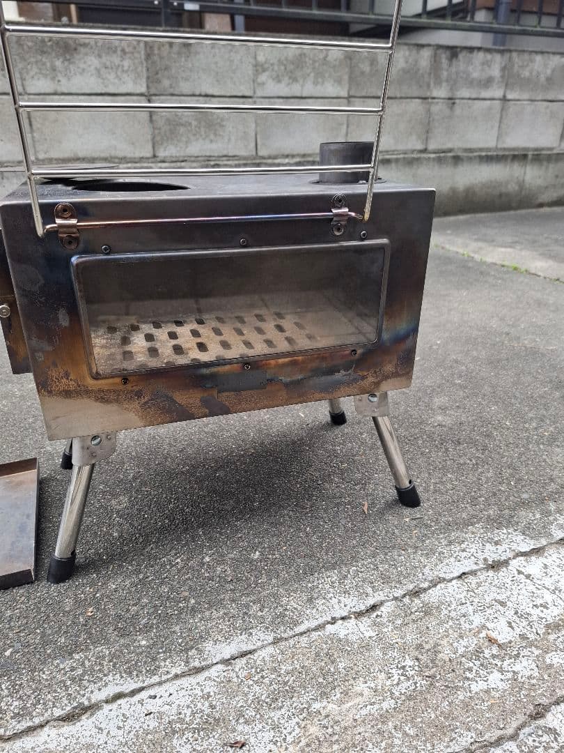 SENQI OUTDOOR 薪ストーブ 一式セット収納バッグ・煙突パーツ多数付き