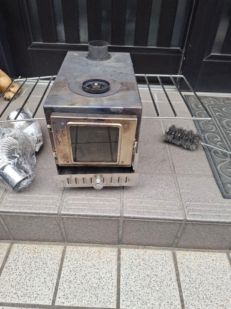 SENQI OUTDOOR 薪ストーブ 一式セット収納バッグ・煙突パーツ多数付き