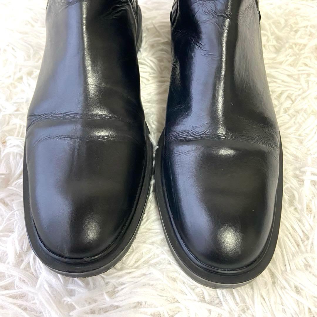 美品✨ZARA ショートブーツ サイドゴア ブラック 人気 定番 40