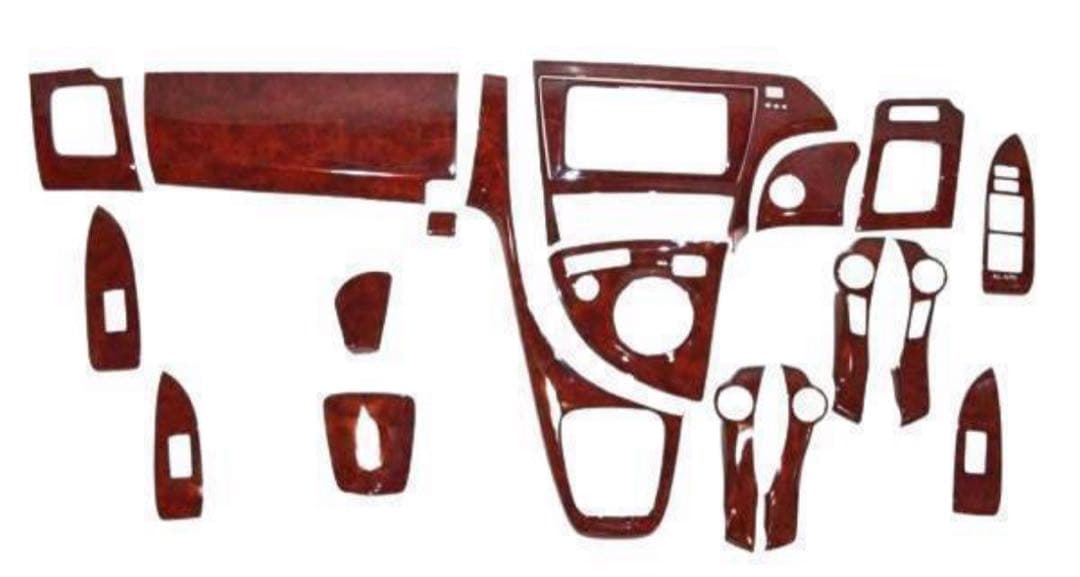 TOYOTA用　プリウスZVW30 30系 3Dインテリアパネル 茶木目調 内装