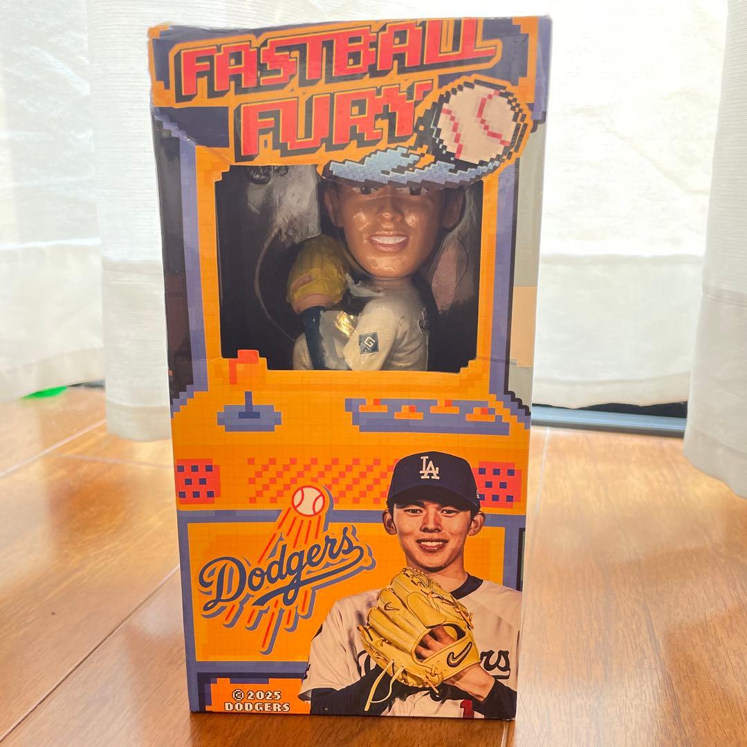 佐々木朗希ボブルヘッド人形　ドジャース8/4配布品 【新品未開封】