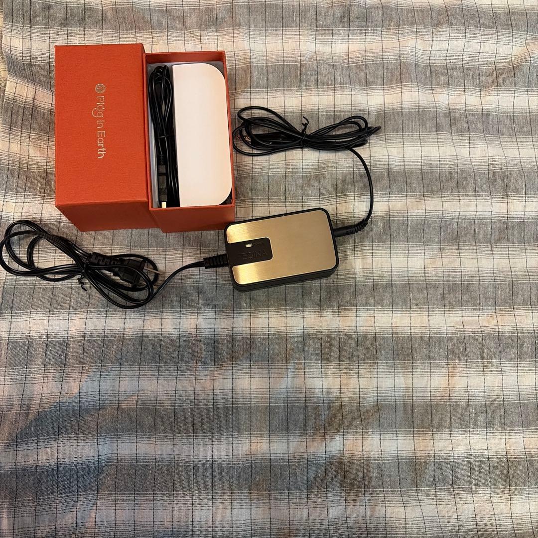 【ラスト最終値下げ】電磁波対策！アースリネンシーツandプラグインアース