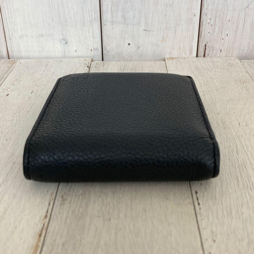 LOEWE ロエベ 折り財布 コンパクトウォレット アナグラムロゴ ブラック