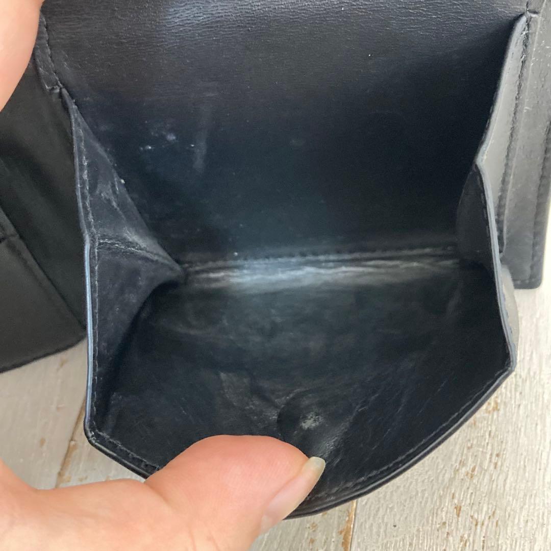 LOEWE ロエベ 折り財布 コンパクトウォレット アナグラムロゴ ブラック