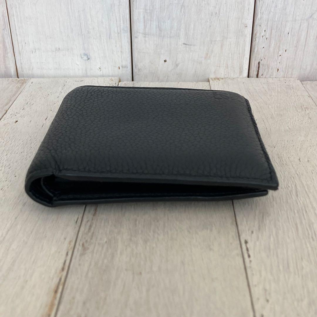 LOEWE ロエベ 折り財布 コンパクトウォレット アナグラムロゴ ブラック