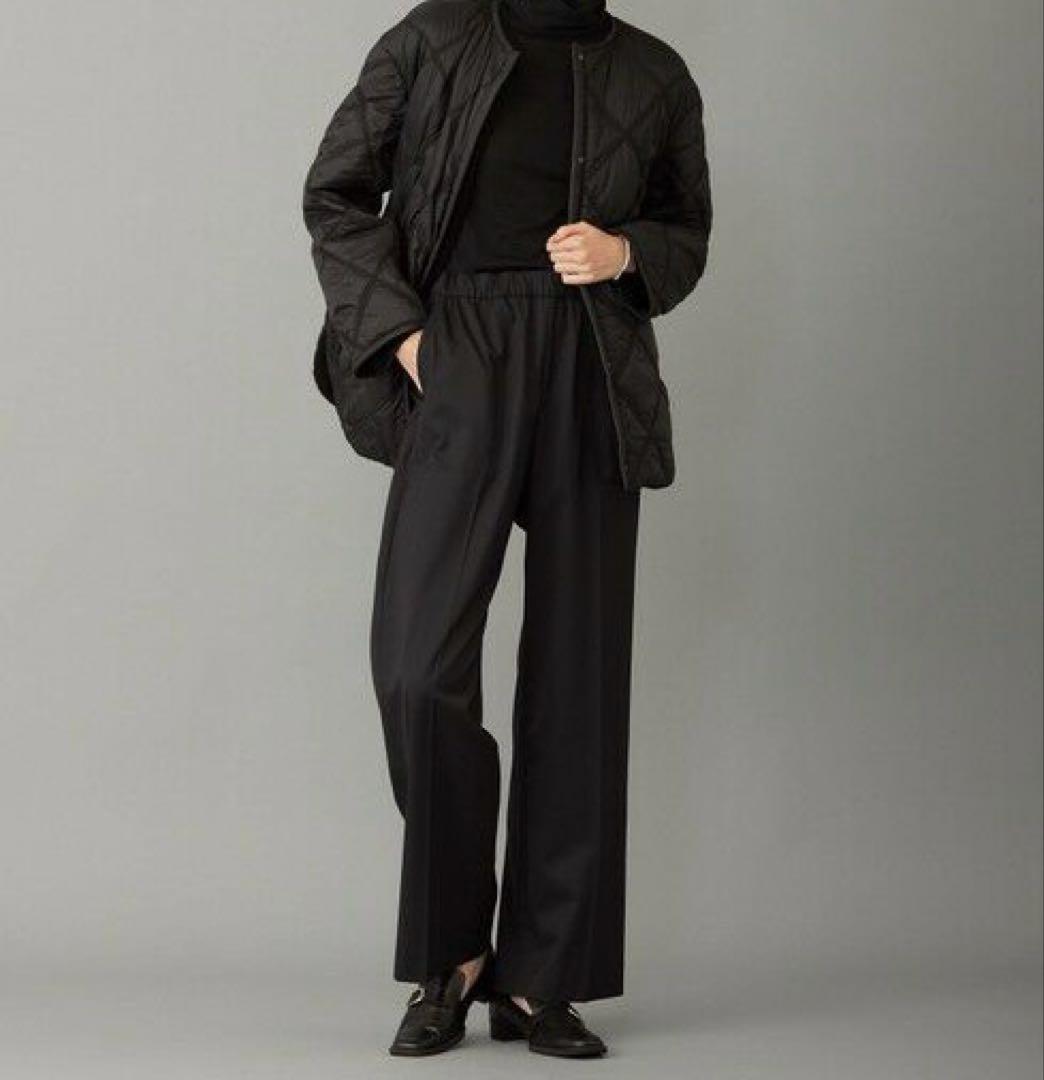 iCB 【リバーシブル着用可能】 ウールパイルキルト ミドル丈コート