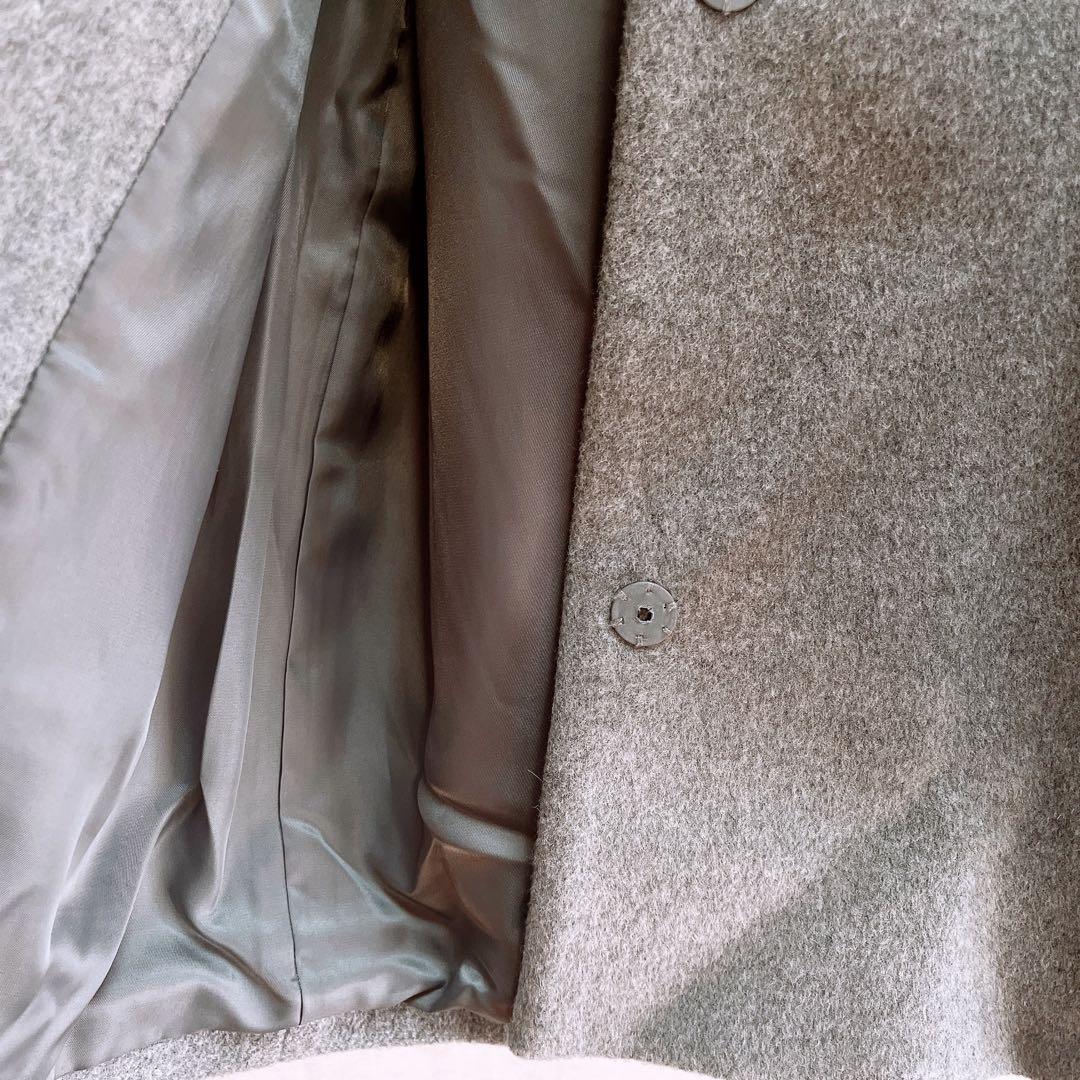 美品ジャーナルスタンダードレリューム　スーパーファインビーバークルーネックコート