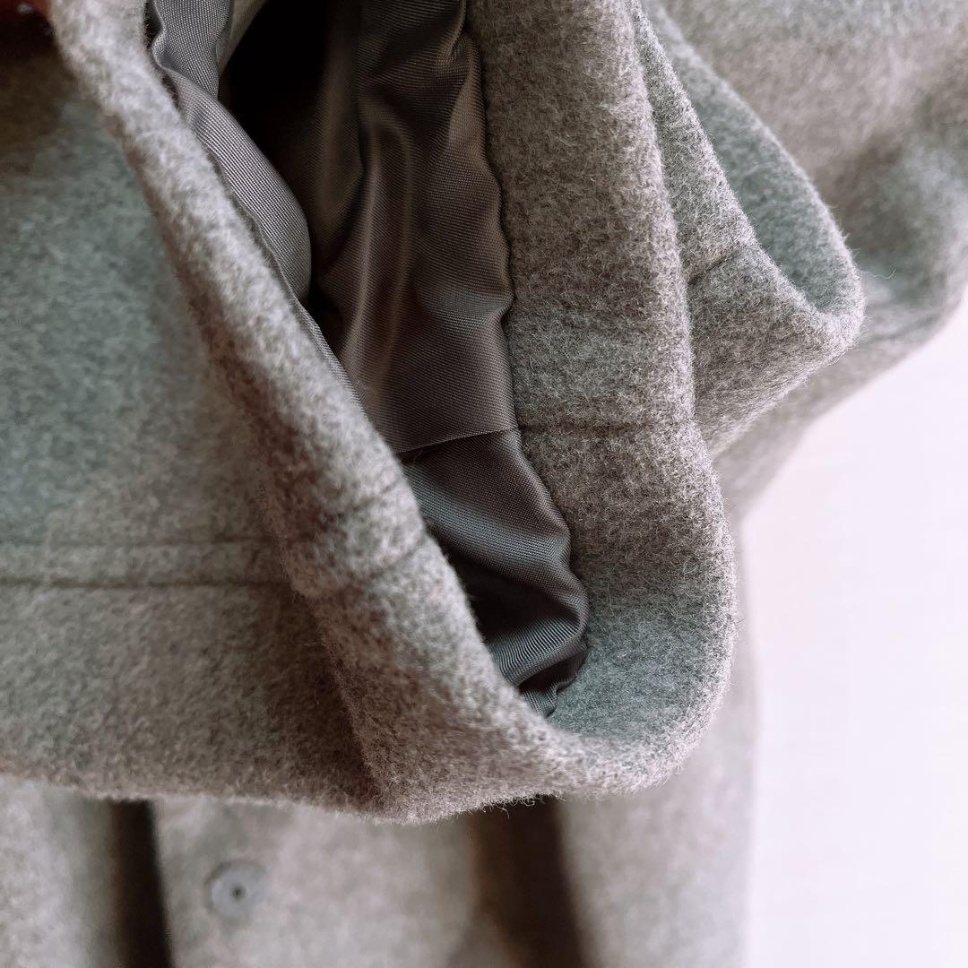 美品ジャーナルスタンダードレリューム　スーパーファインビーバークルーネックコート