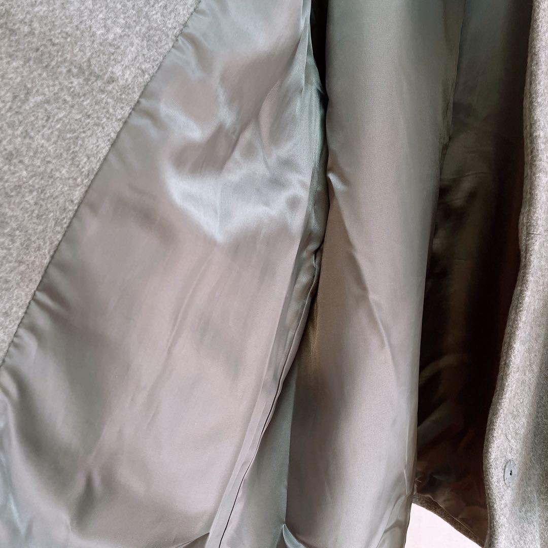 美品ジャーナルスタンダードレリューム　スーパーファインビーバークルーネックコート