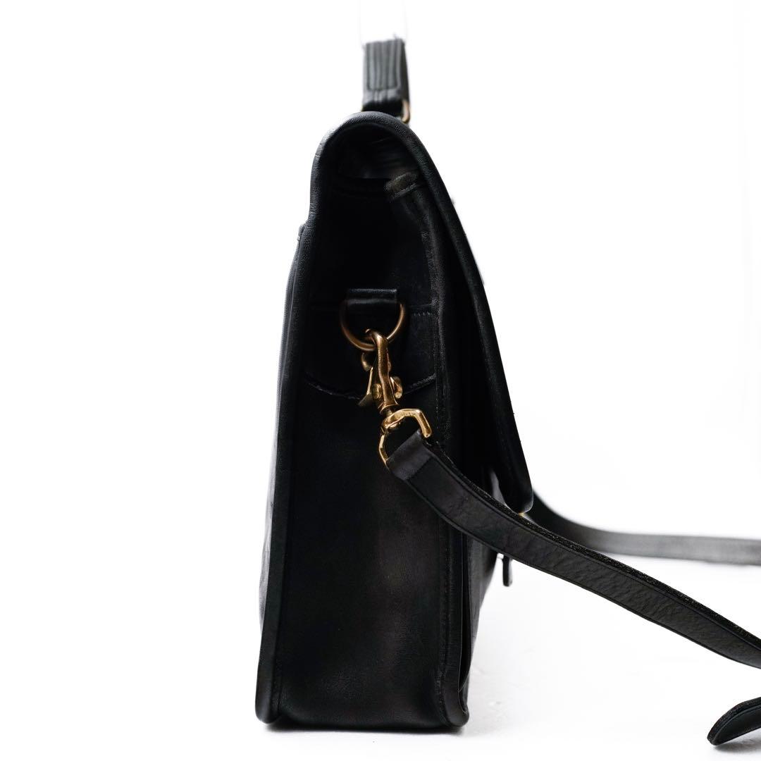 バッグ OLD COACH Leather Shoulder Bag 5275