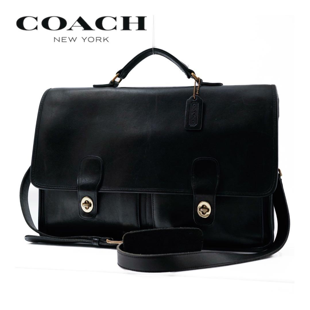 バッグ OLD COACH Leather Shoulder Bag 5275