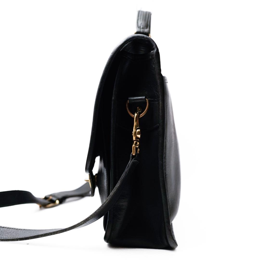 バッグ OLD COACH Leather Shoulder Bag 5275