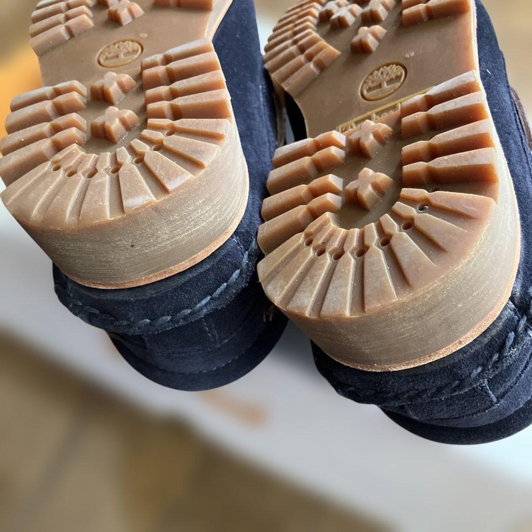 ティンバーランド　デッキシューズ　モカシン　ネイビー　スエード　9W