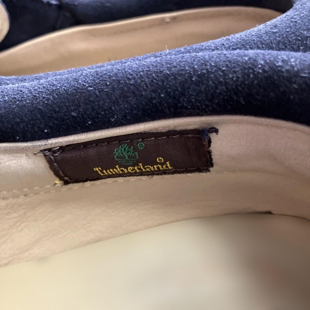 ティンバーランド　デッキシューズ　モカシン　ネイビー　スエード　9W