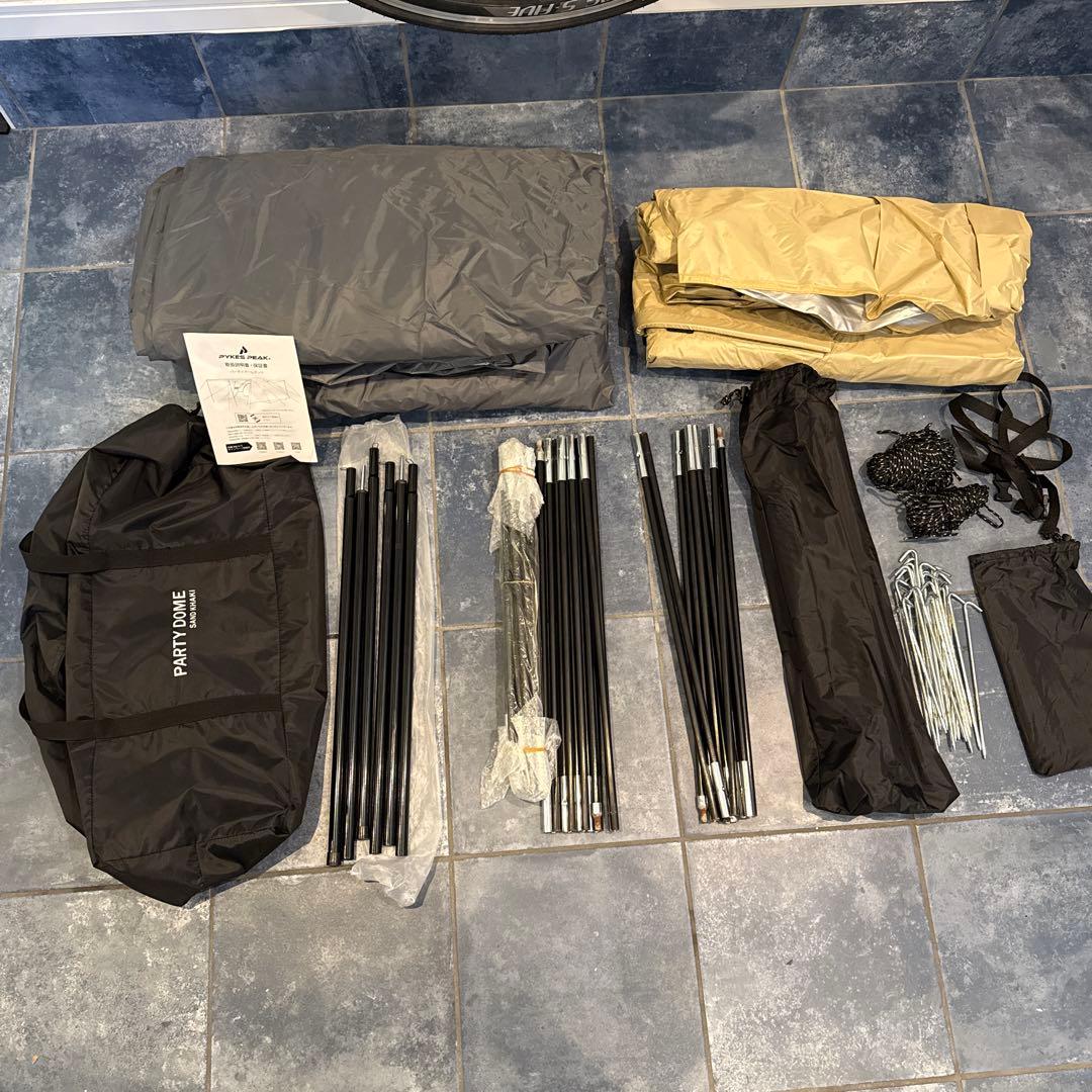 パイクスピーク PYKES PEAK 4~6人用ドーム型テント