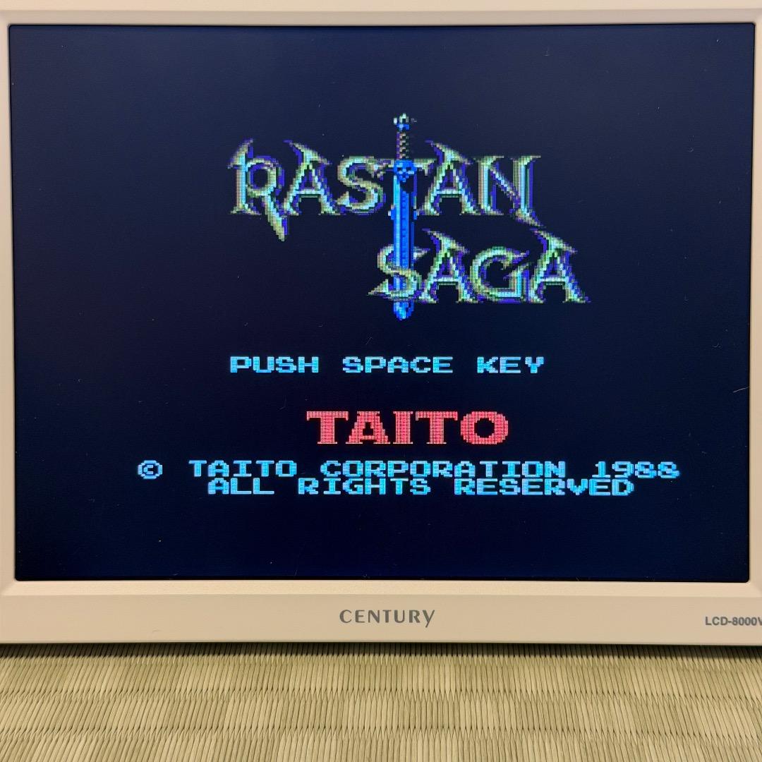 MSX2 ラスタンサーガ 起動確認済