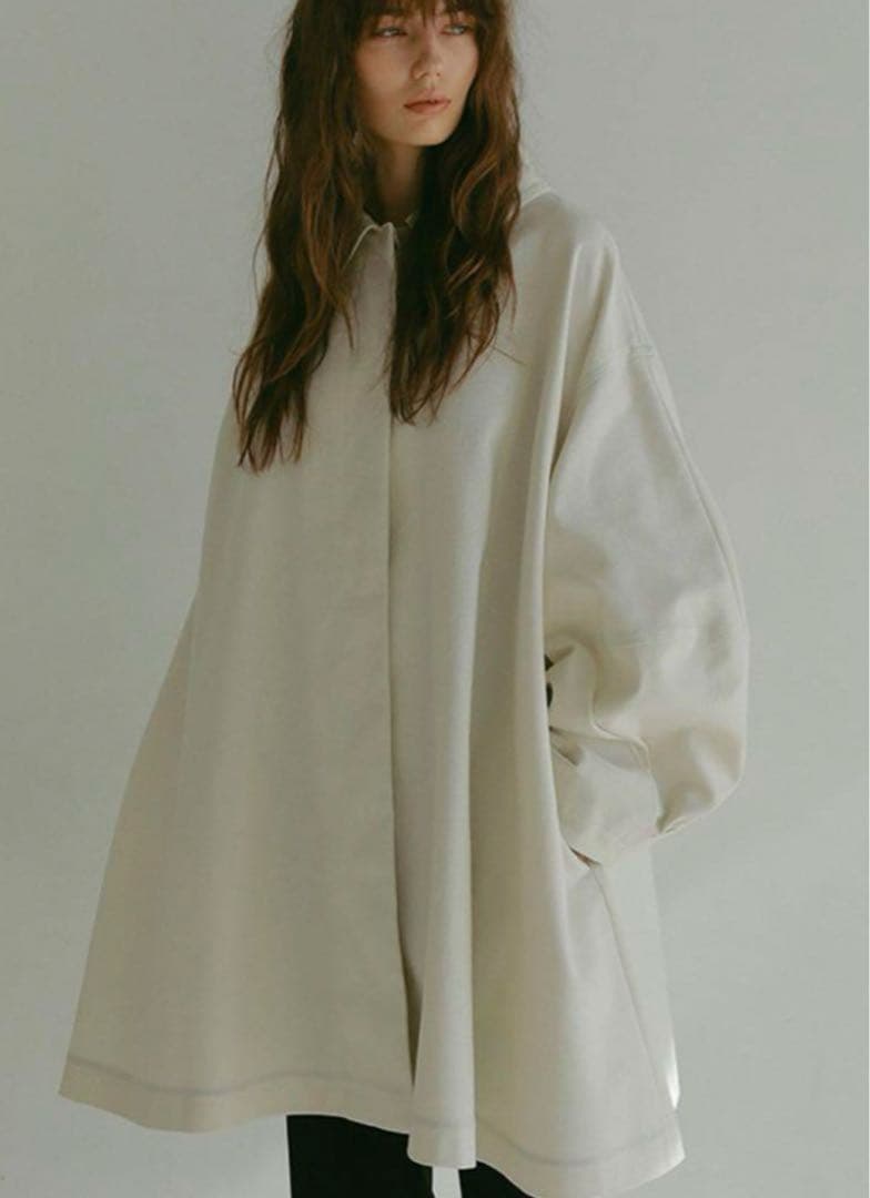 タグ付き未使用　etre tokyo ボリュームスリーブオックスショートコート